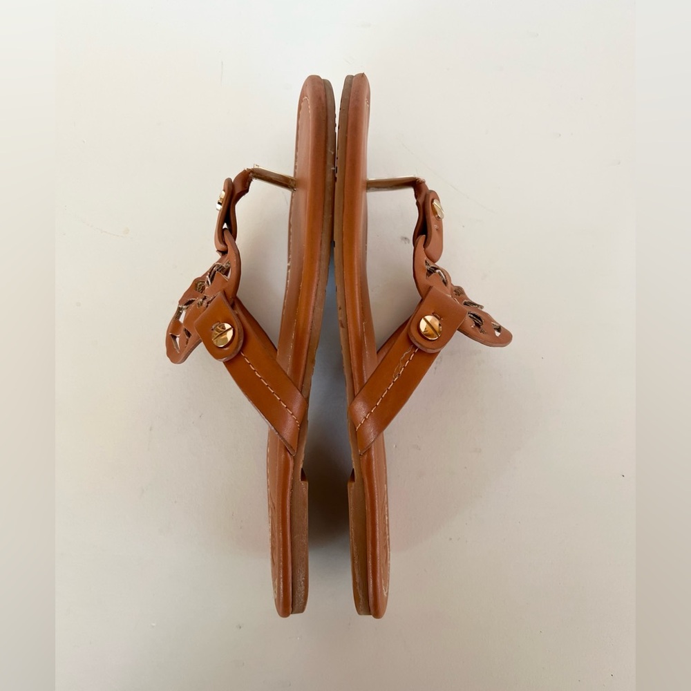 Tory Burch Miller Sandal in Vintage Vachetta Camel Brown, size 39 - Picture 5 of 12
